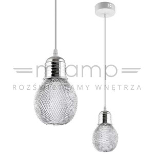 LAMPA wisząca VEN W-1261/1 metalowa OPRAWA zwis LED 5W 3000K żarówka bulb s