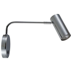 Kinkiet LAMPA ścienna TUBO 20034-CH Zumaline metalowa OPRAWA tuba na wysięg