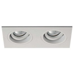 Wpuszczana LAMPA sufitowa CHUCK DL2 SQUARE 20068-WH Zumaline metalowa OPRAW