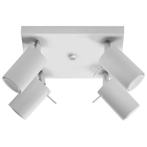 LAMPA sufitowa SPARK SM90 MDECO metalowa OPRAWA kwadratowa SPOT regulowane