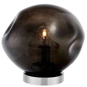 Stojaca LAMPKA nocna AVIA 40425108 Kaspa kulista LAMPA stołowa grafitowa