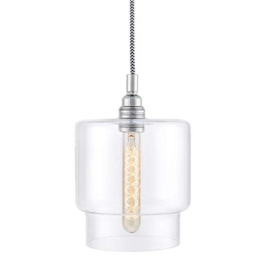 LAMPA wisząca LONGIS IV 10553109 Kaspa szklany OPRAWA zwis przezroczysty cz