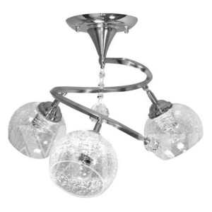 LAMPA sufitowa VEN W-22060/3 SL+WT szklana OPRAWA klasyczna kule balls z kr