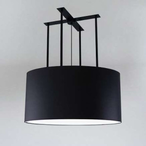 LAMPA wisząca BONAR 9041 Shilo okrągła OPRAWA metalowy zwis czarny