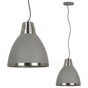 LAMPA wisząca MERTON MD-HN8209 GR+S.NICK Italux industrialna OPRAWA metalow