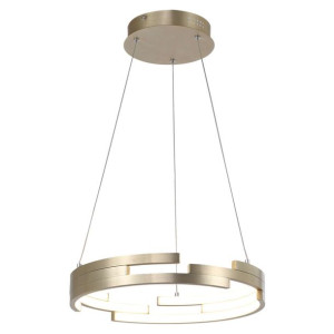 LAMPA wisząca VELAR MD16003097-1B GOLD Italux okrągła OPRAWA metalowa LED 6