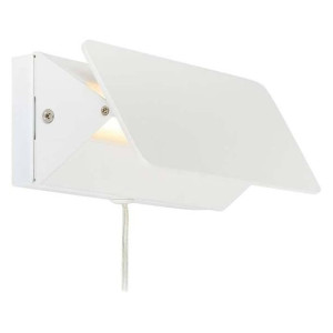 Kinkiet LAMPA ścienna CARD 107330 Markslojd prostokątna OPRAWA metalowa LED