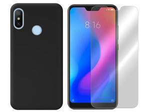 Xiaomi Mia2 Lite Mi A2 Lite Etui Case Mat + Szkło
