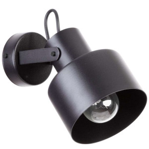 Kinkiet LAMPA ścienna METRO 31582 Sigma metalowa OPRAWA reflektorowa czarna