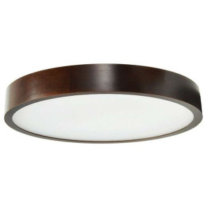 Plafon LAMPA sufitowa 137623613943 TEAM okrągła OPRAWA drewniana natynkowa