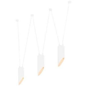 Lampa wisząca VIWIN 9617 Shilo asymetryczna OPRAWA metalowe tuby zwis biały