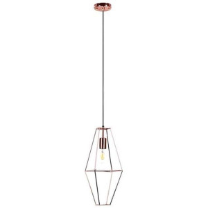 Industrialna LAMPA wisząca SLP6433 MDECO metalowa OPRAWA druciana klatka ZW
