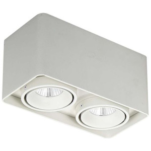 Sufitowa LAMPA natynkowa BONNIE SLC78005/20W WH Italux metalowa OPRAWA pros