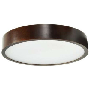 Ekologiczna LAMPA sufitowa 137623612786 TEAM okrągła OPRAWA drewniany plafo