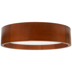 Ekologiczna LAMPA sufitowa 137623690722 TEAM drewniana OPRAWA okrągły plafo