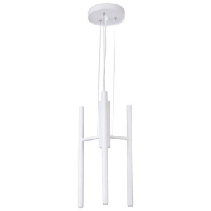 LAMPA wisząca JORK 33174 Sigma metalowa OPRAWA sople ZWIS tuby pająk biały