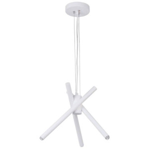 LAMPA wisząca LUMEN 33201 Sigma tuby OPRAWA metalowa ZWIS sople białe