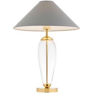 Stołowa LAMPA stojąca REA 40611108 Kaspa biurkowa LAMPKA abażurowa do sypia