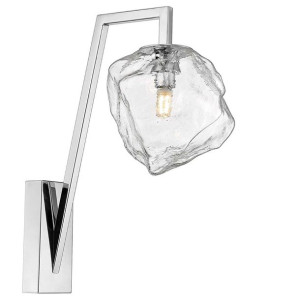 Kinkiet LAMPA ścienna ROCK W0488-01E-F4AC Zumaline szklana OPRAWA nieregula