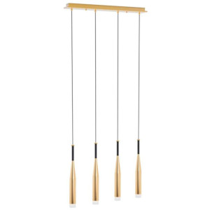 Loftowa LAMPA wisząca CONTE MD1998B-4GL Zumaline metalowa OPRAWA tuby ZWIS