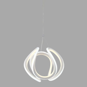 LAMPA wisząca K-8055 Kaja metalowa OPRAWA spirala LED 86W 4000K zwis biały