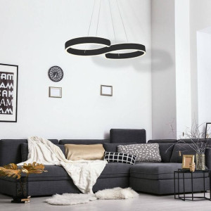 LAMPA wisząca INFINITY ML5479 Milagro okrągła OPRAWA metalowy zwis LED 50W