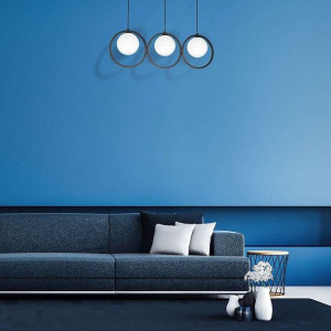 LAMPA wisząca BOSTON MLP5595 Milagro metalowa OPRAWA okrągła ZWIS modernist