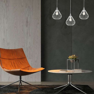 LAMPA industrialna KANE MLP4799 Milagro wisząca OPRAWA metalowy ZWIS drucia