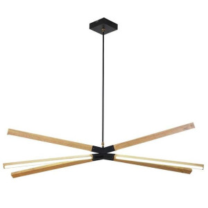 Skandynawska LAMPA wisząca LUGANO LP-2828/6P – 97 Light Prestige drewniana