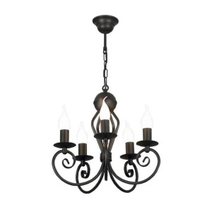 Wisząca LAMPA świecznikowa KET1725 pałacowa OPRAWA żyrandol ZWIS na łańcuch