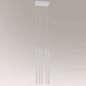 Wisząca LAMPA industrialna KOSAME 7849 Shilo metalowa OPRAWA tuby ZWIS loft