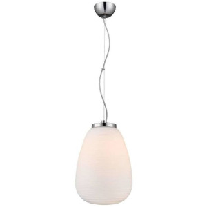 LAMPA wisząca CLAVI 8194-1P Italux szklana OPRAWA zwis  biały