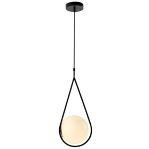 Loftowa LAMPA wisząca LACRIMA LP-053/1P BK Light prestige metalowa OPRAWA ł