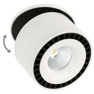 Podt LAMPA sufitowa SEVILLA ROUND RECESSED SL7560/28W 3000K WH+BL Italux ok