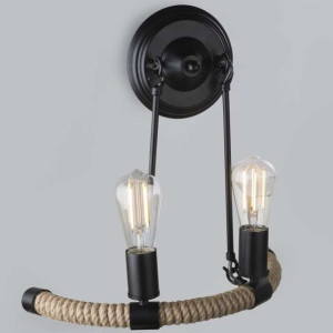 LAMPA ścienna ULLEU 69029-2W Globo skandynawska OPRAWA kinkiet metalowy lof