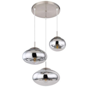 LAMPA wisząca ANDREW 15445-3HC Globo loftowa OPRAWA szklany ZWIS kaskada ku