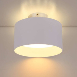 Okrągła LAMPA sufitowa JENNY 12016W Globo metalowy spot LED 16W + 6W 3000K