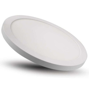 LAMPA sufitowa YORK LP-330/1C 3WH Light Prestige okrągła OPRAWA wpust LED 2
