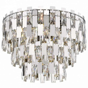 LAMPA sufitowa ANZIO C0480-07A-B5AC Zumaline metalowa OPRAWA glamour kryszt