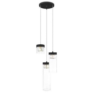 Glamour LAMPA wisząca GEM P0389-03D-P7AC Zumaline szklana OPRAWA tuby ZWIS