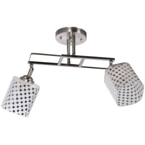 LAMPA sufitowa VEN W-C 0441/2 regulowana OPRAWA metalowa satyna czarna biał