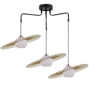 Modernistyczna LAMPA wisząca SOL 32180 Sigma metalowa OPRAWA druciana ZWIS