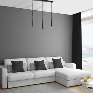 Industrialna LAMPA wisząca DANI MLP6240 Milagro metalowa OPRAWA zwis tuby n