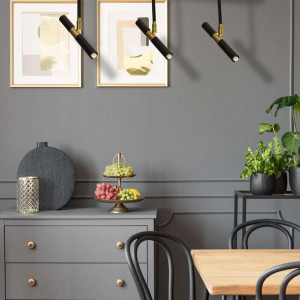 Regulowana LAMPA sufitowa MONZA MLP6335 Milagro metalowa OPRAWA plafon refl
