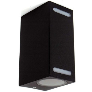 Zewnętrzna LAMPA ścienna SLP6752 MDECO metalowa OPRAWA tuba elewacyjna kink