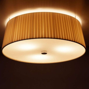 Klasyczna LAMPA sufitowa KAMI ELEMENTARY 5902429620621 Sotto Luce plisowana