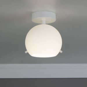 LAMPA sufitowa MYOO 5902429630422 Sotto Luce szklana OPRAWA kula ball biała