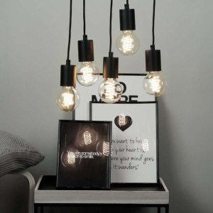 LAMPA wisząca CERO 5902429618697 Sotto Luce metalowa OPRAWA loftowe oprawki
