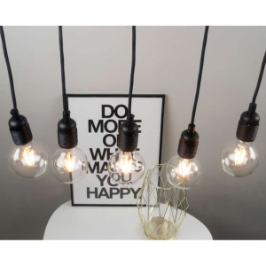 Industrialna LAMPA wisząca UNO 5902429618383 Sotto Luce metalowa OPRAWA zwi