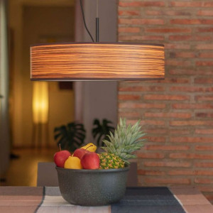 LAMPA wisząca OCHO SLIM 5902429652585 Sotto Luce drewniana OPRAWA okrągły Z